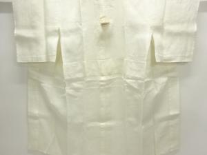 アンティーク　本麻透かし織　流水模様長襦袢